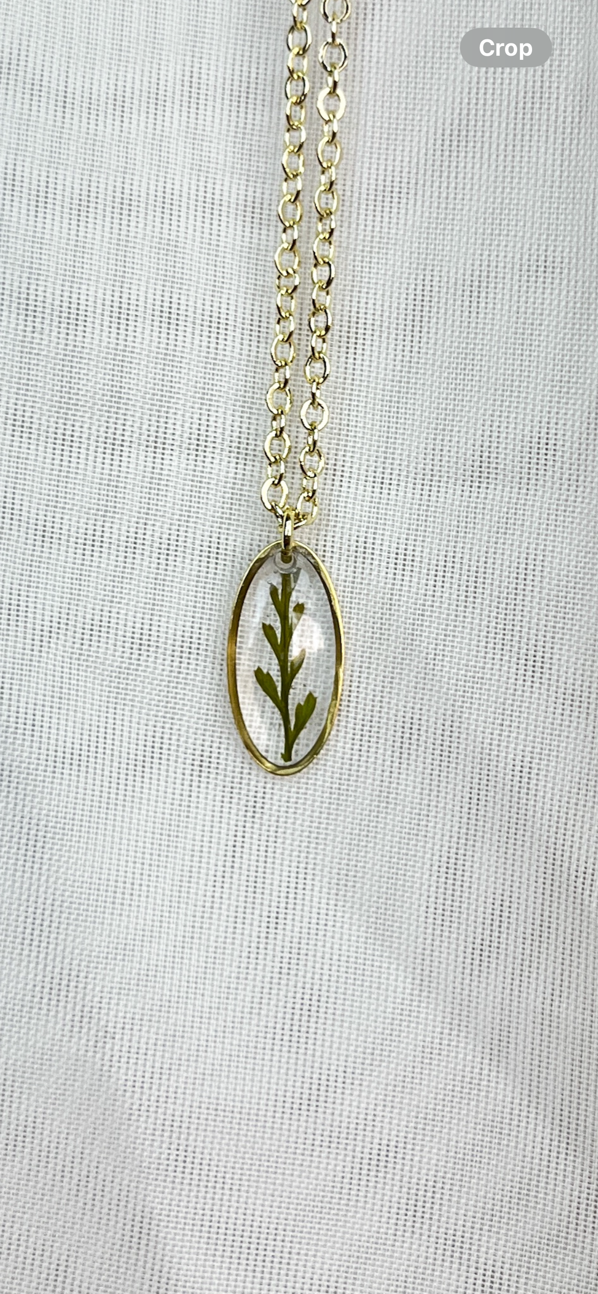 MINI FERN NECKLACE - 16-20 inch adjustable