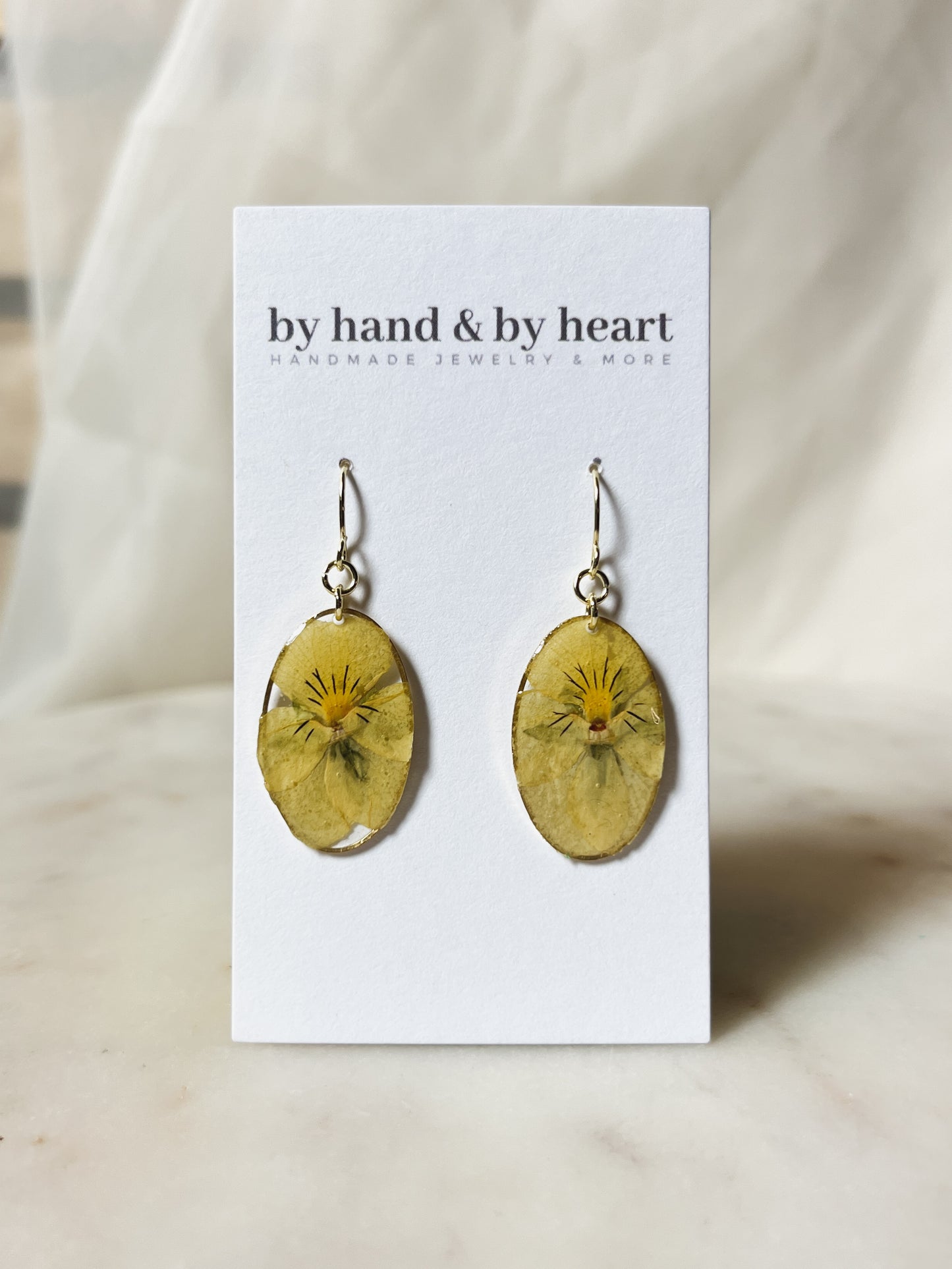 PANSY DANGLE style A (yellow)