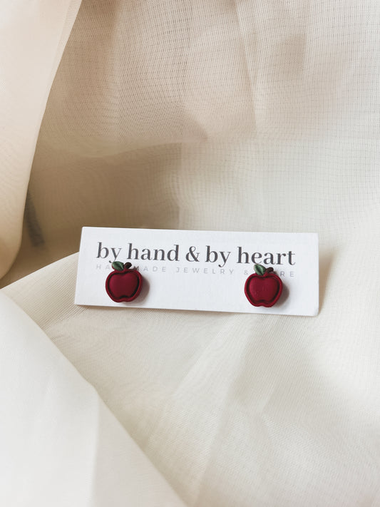 RED APPLE STUDS