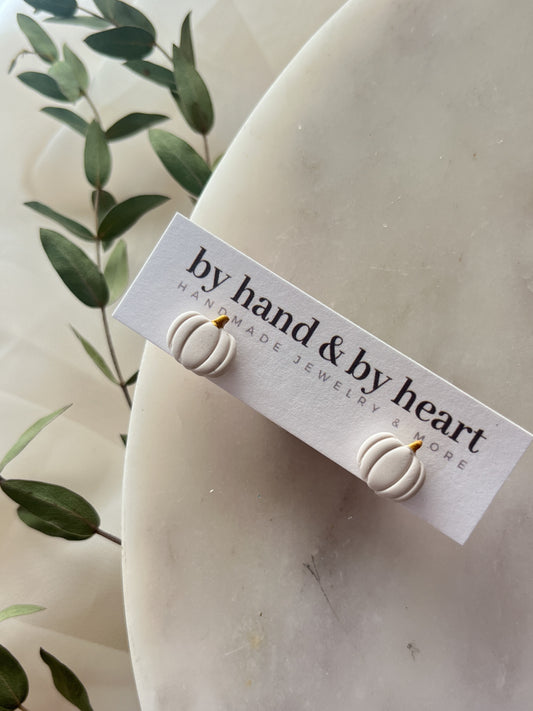 PUMPKIN STUDS in CREAM