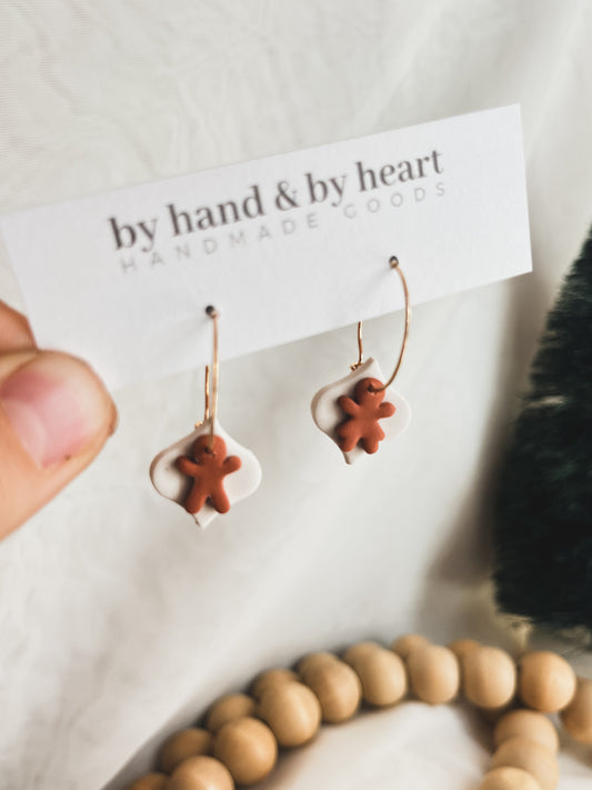 MINIMALIST HOLIDAY HOOP with GINGERBREAD