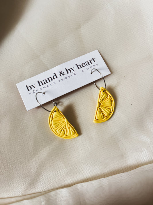 LEMON SLICE HOOPS