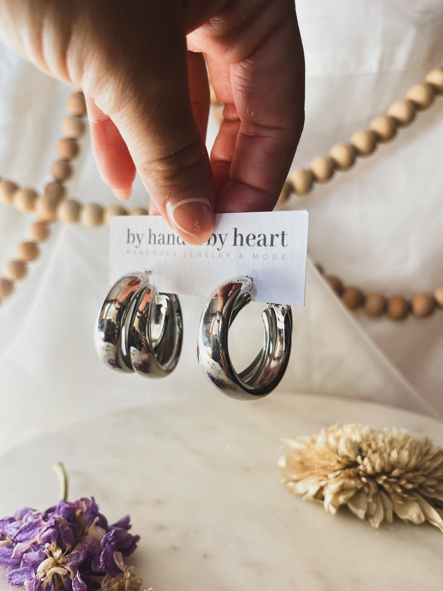 EXTRA CHUNKY HOOPS in Gold or Silver