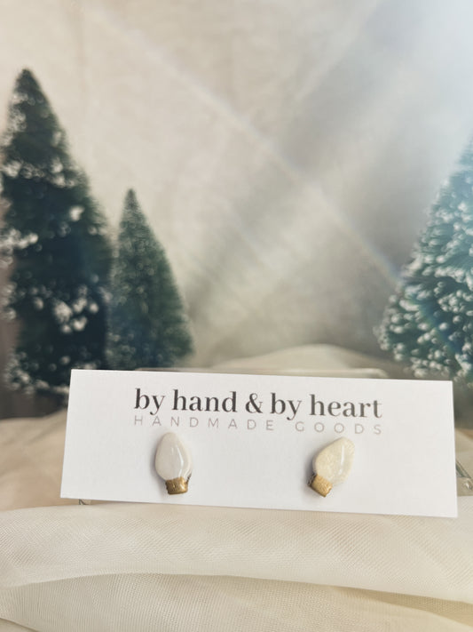 CHRISTMAS LIGHT STUDS in WHITE