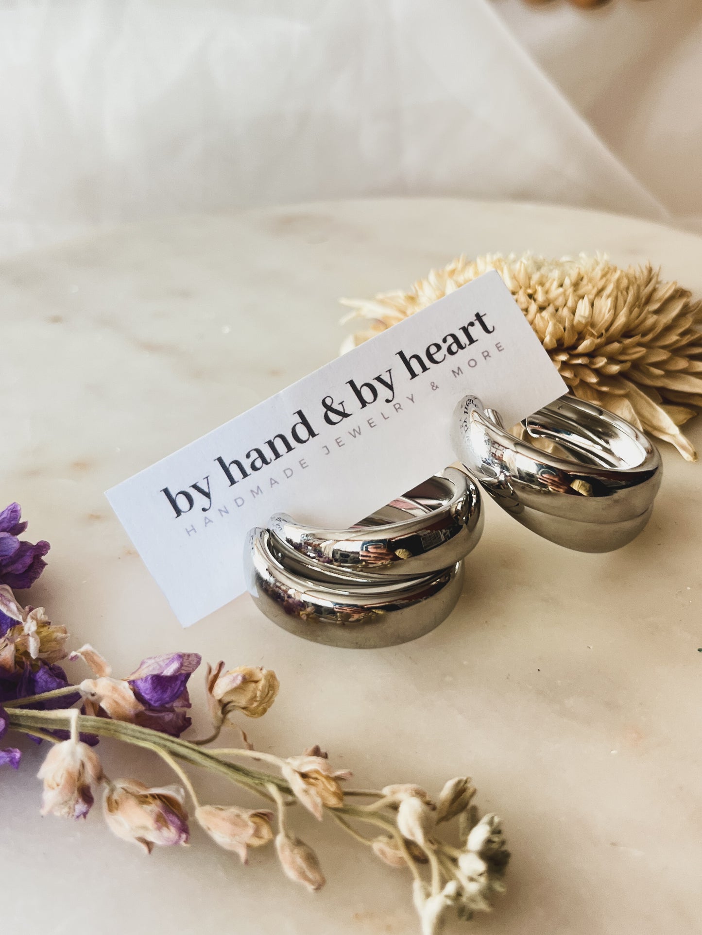 EXTRA CHUNKY HOOPS in Gold or Silver