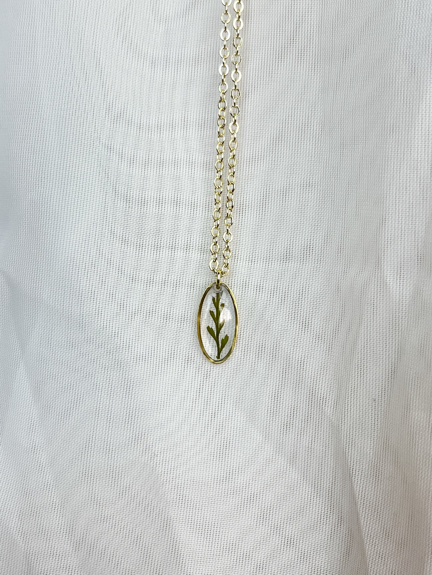 MINI FERN NECKLACE - 16-20 inch adjustable