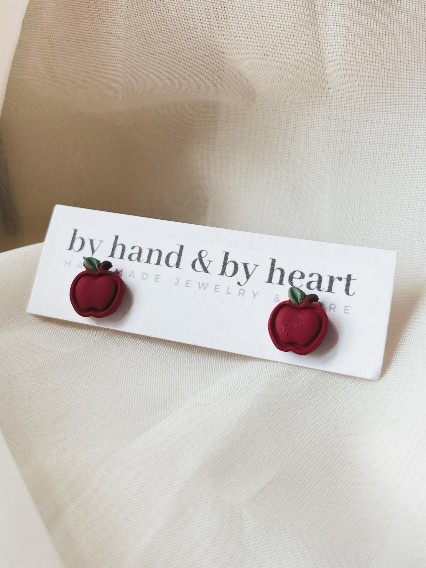 RED APPLE STUDS