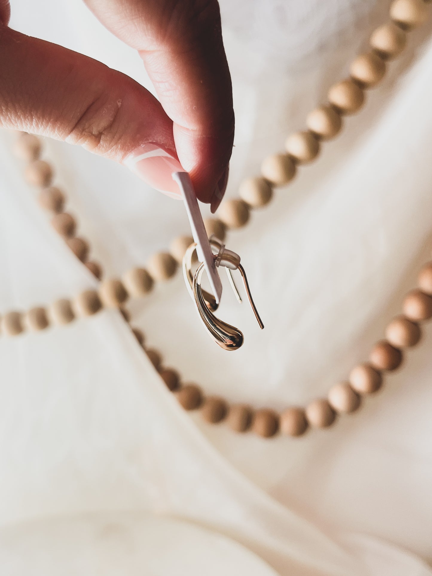 DROPLET STUDS in Silver and Gold