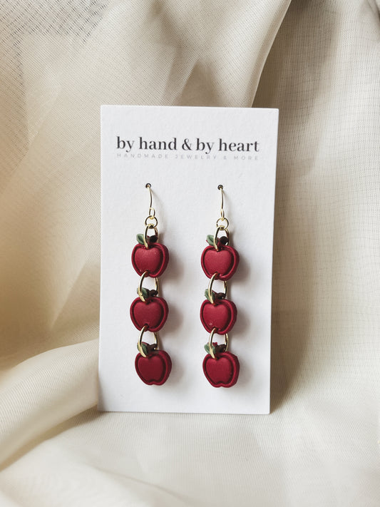 TRIPLE RED APPLE DANGLES