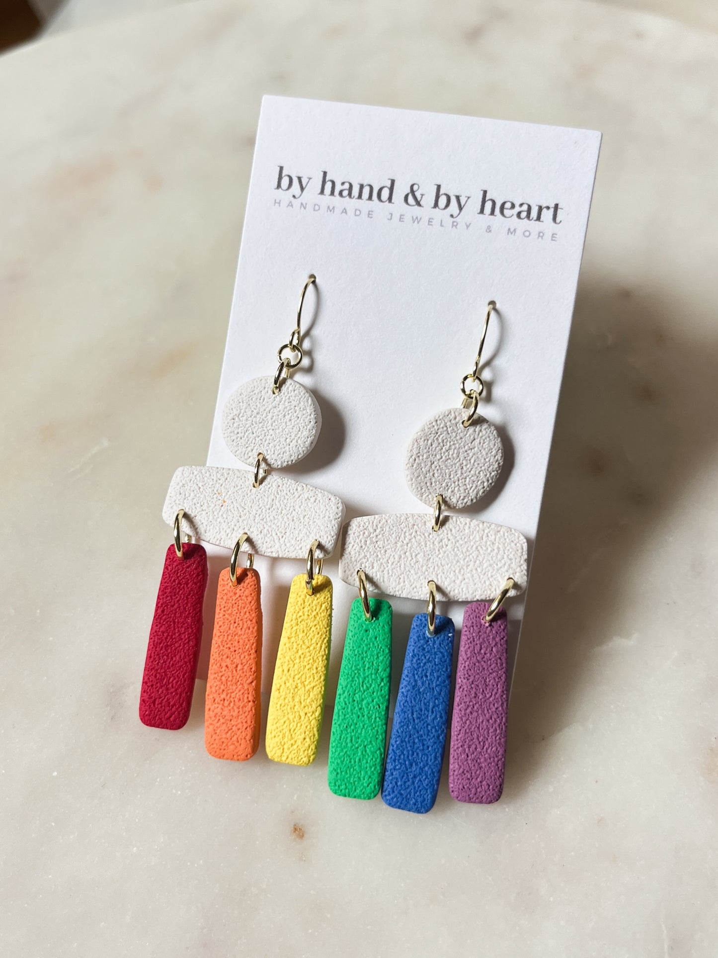 RAINBOW DANGLE EARRINGS