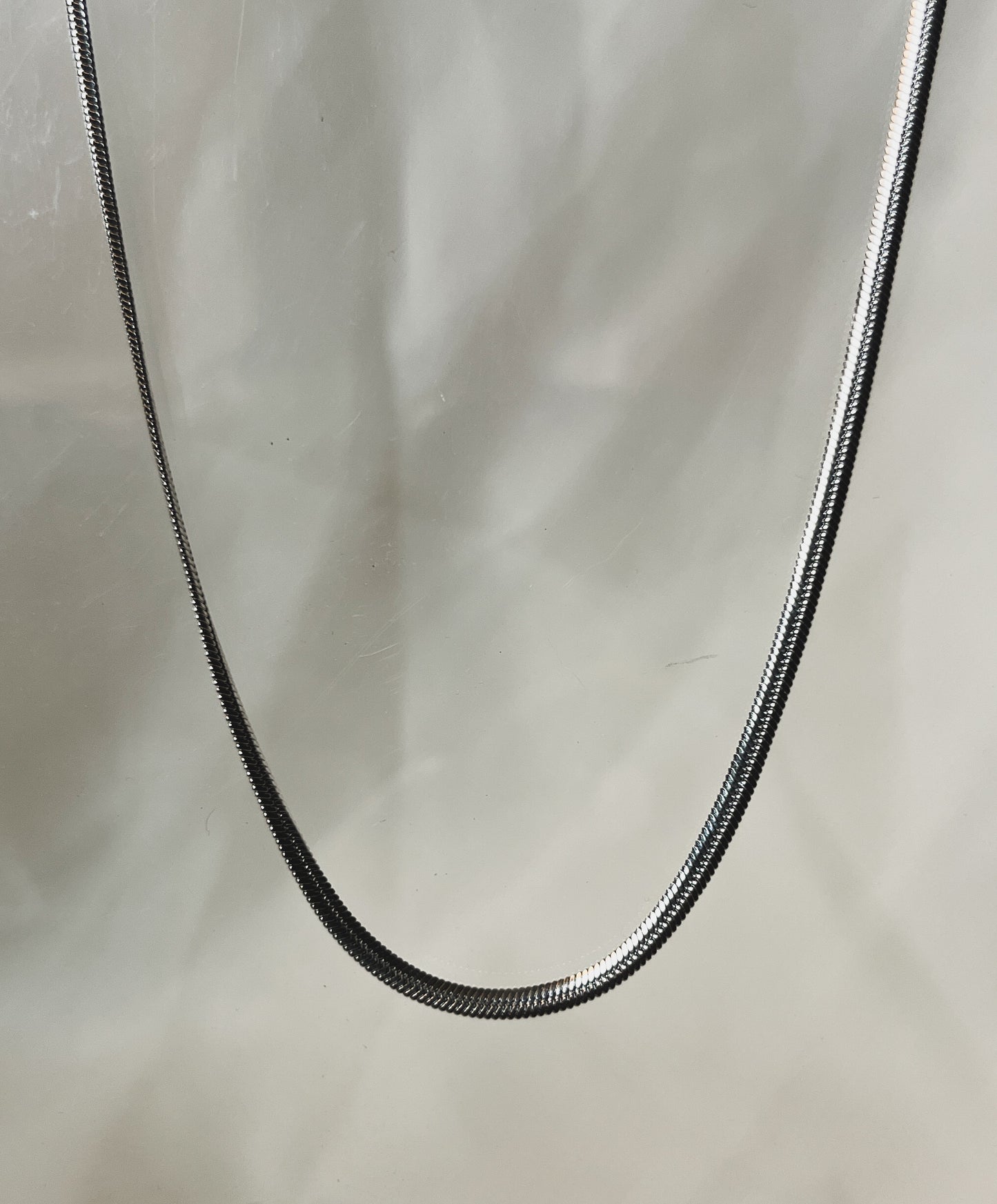 18-20 inch SILVER SNAKE CHAIN