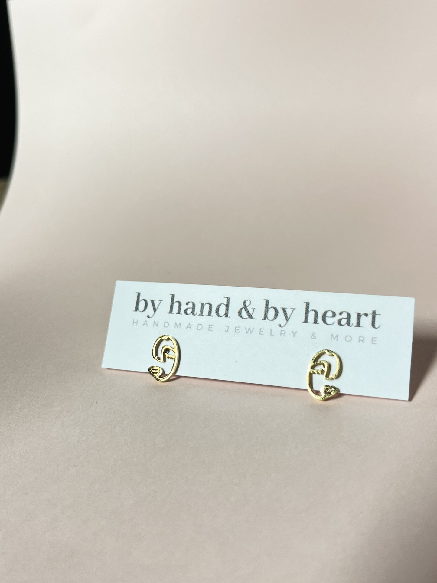 FACE STUDS in Gold and Silver