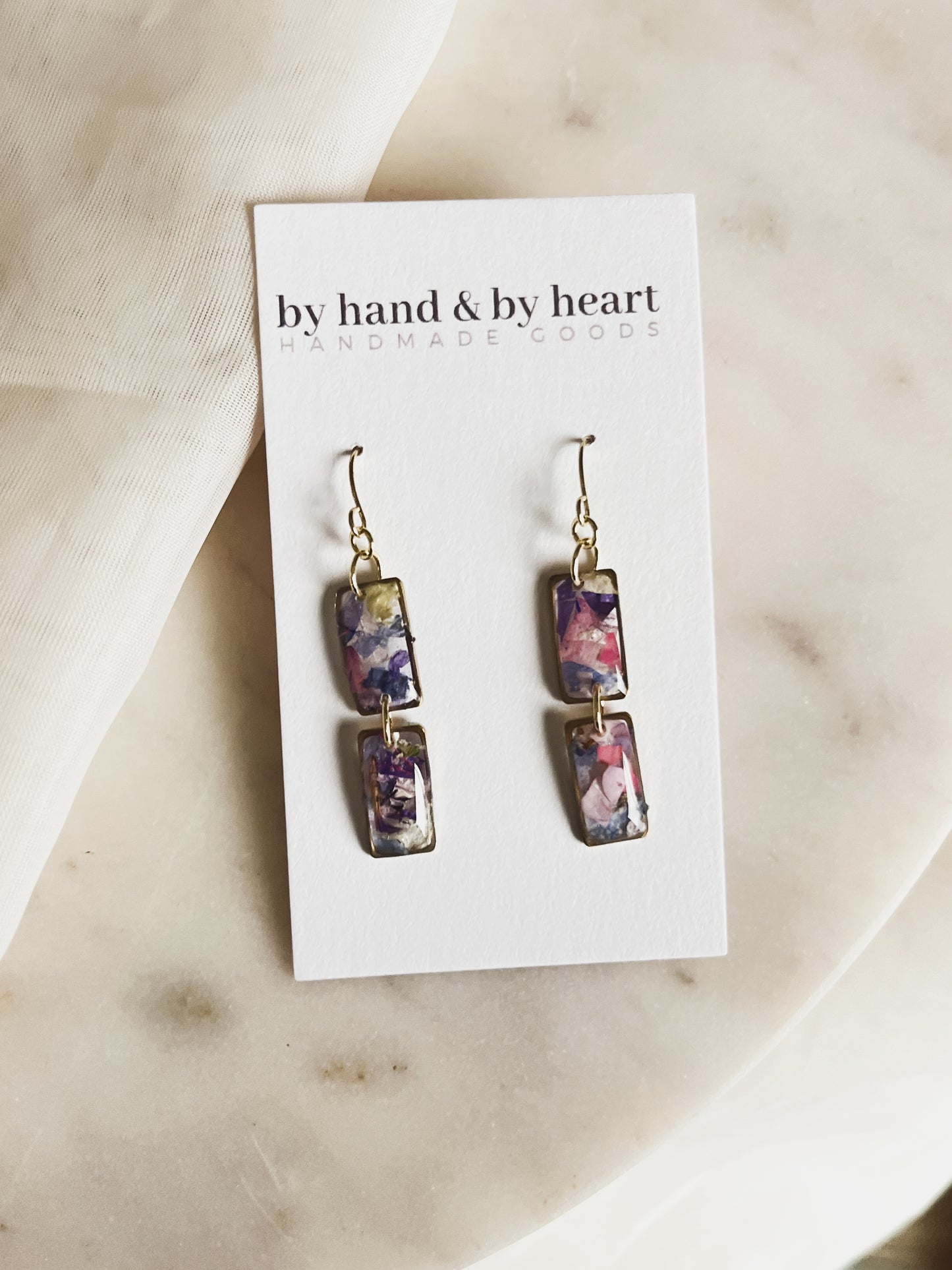 RECTANGLE CONFETTI PETAL DANGLES