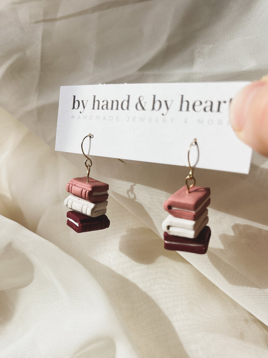 BOOK STACKS in MAUVE MONOCHROME