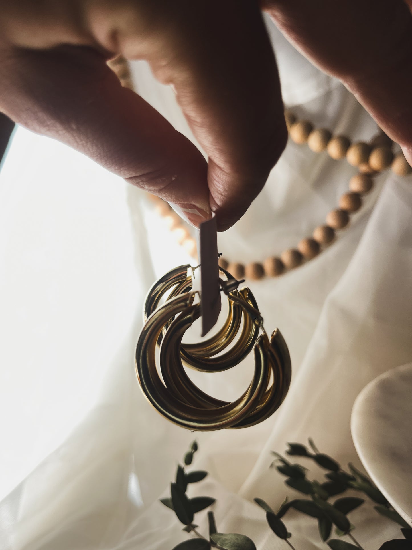 EXTRA CHUNKY HOOPS in Gold or Silver