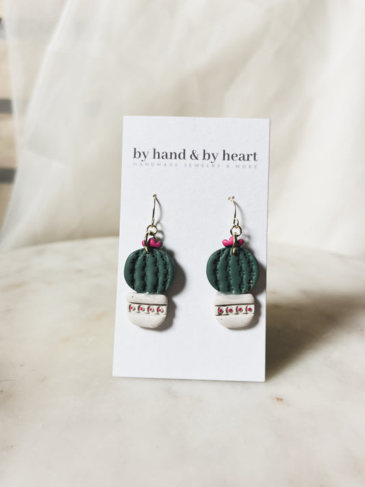 BUBBLE CACTUS DANGLE EARRINGS