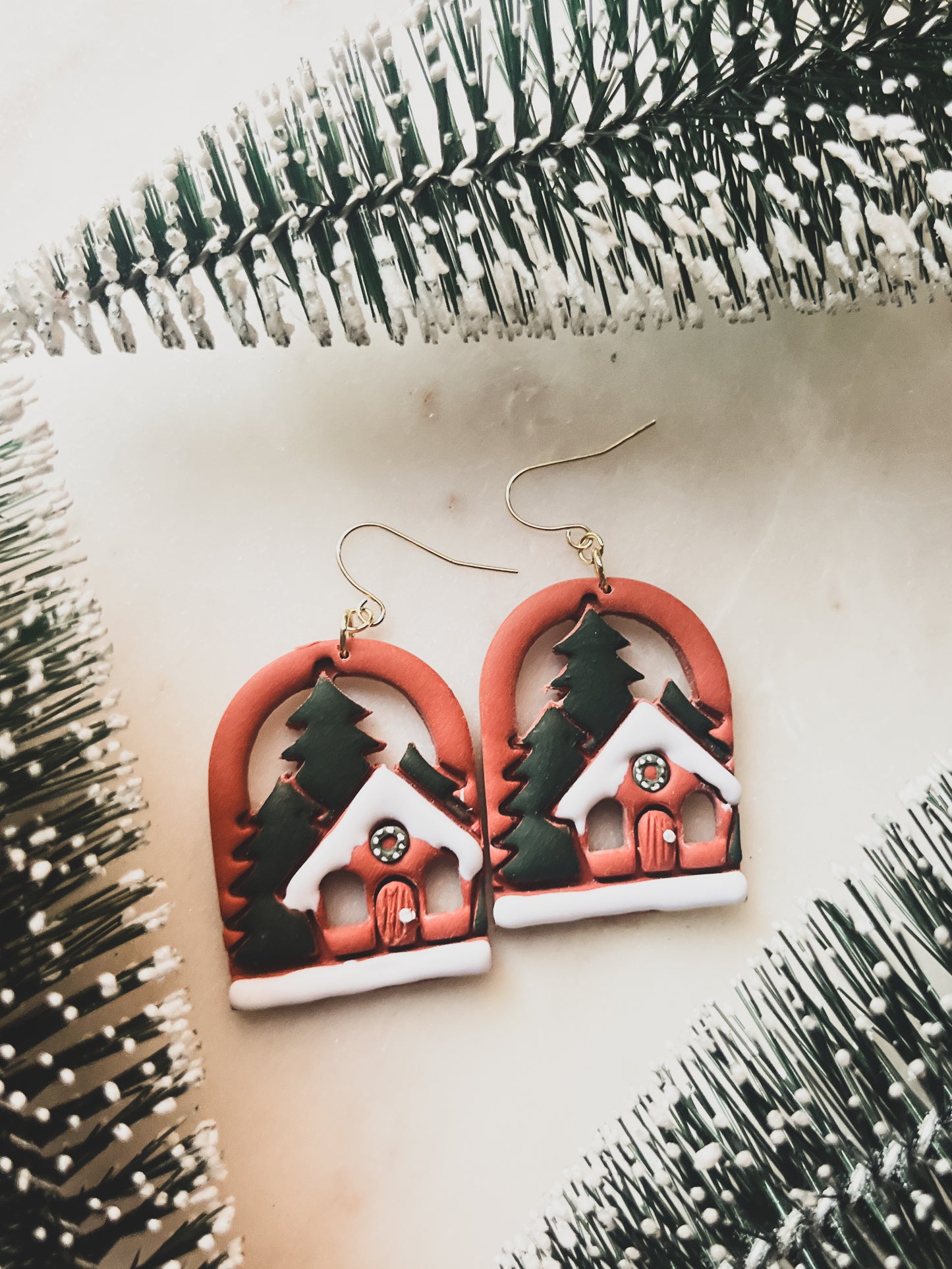 GINGERBREAD CHALET DANGLE