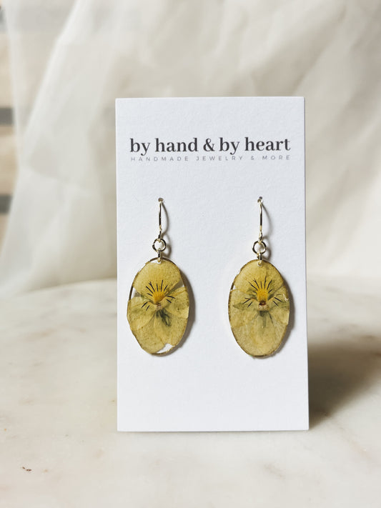 PANSY DANGLE style A (yellow)
