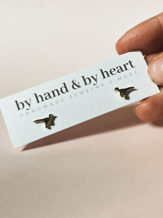 VELOCIRAPTOR STUDS in Gold and Silver