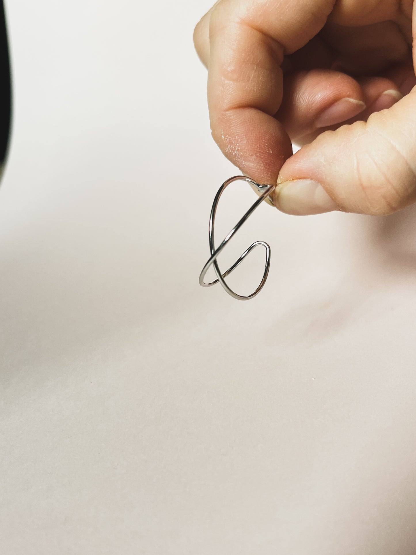 CRISS CROSS HOOPS in Gold and Silver