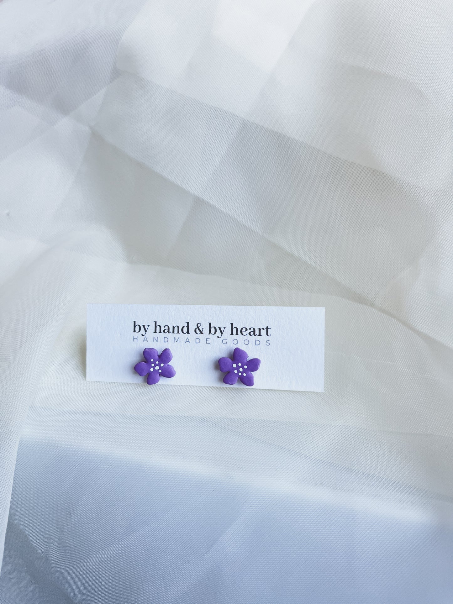 LILAC FLORAL STUDS